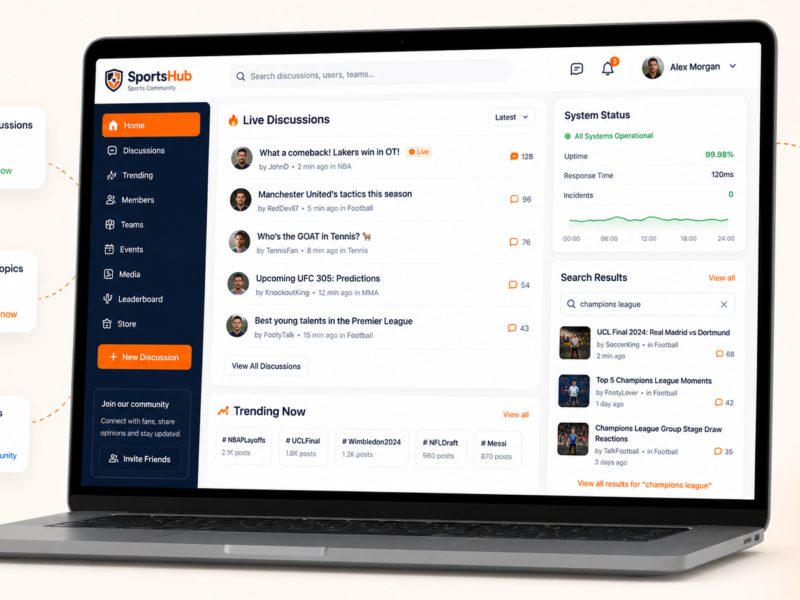 High Traffic Web Forum Development
