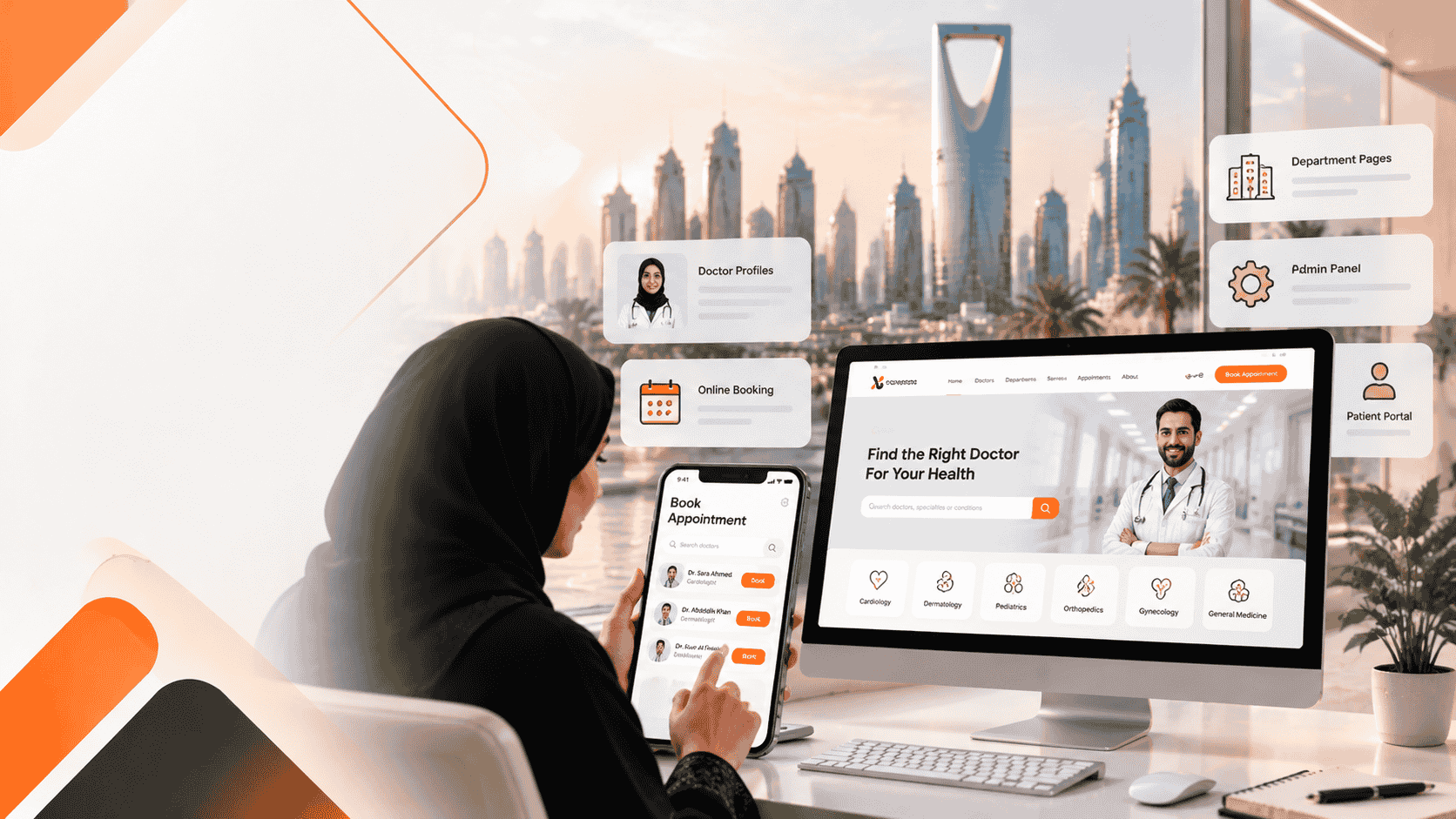 Hospital Website Development in Riyadh: What You Actually Get