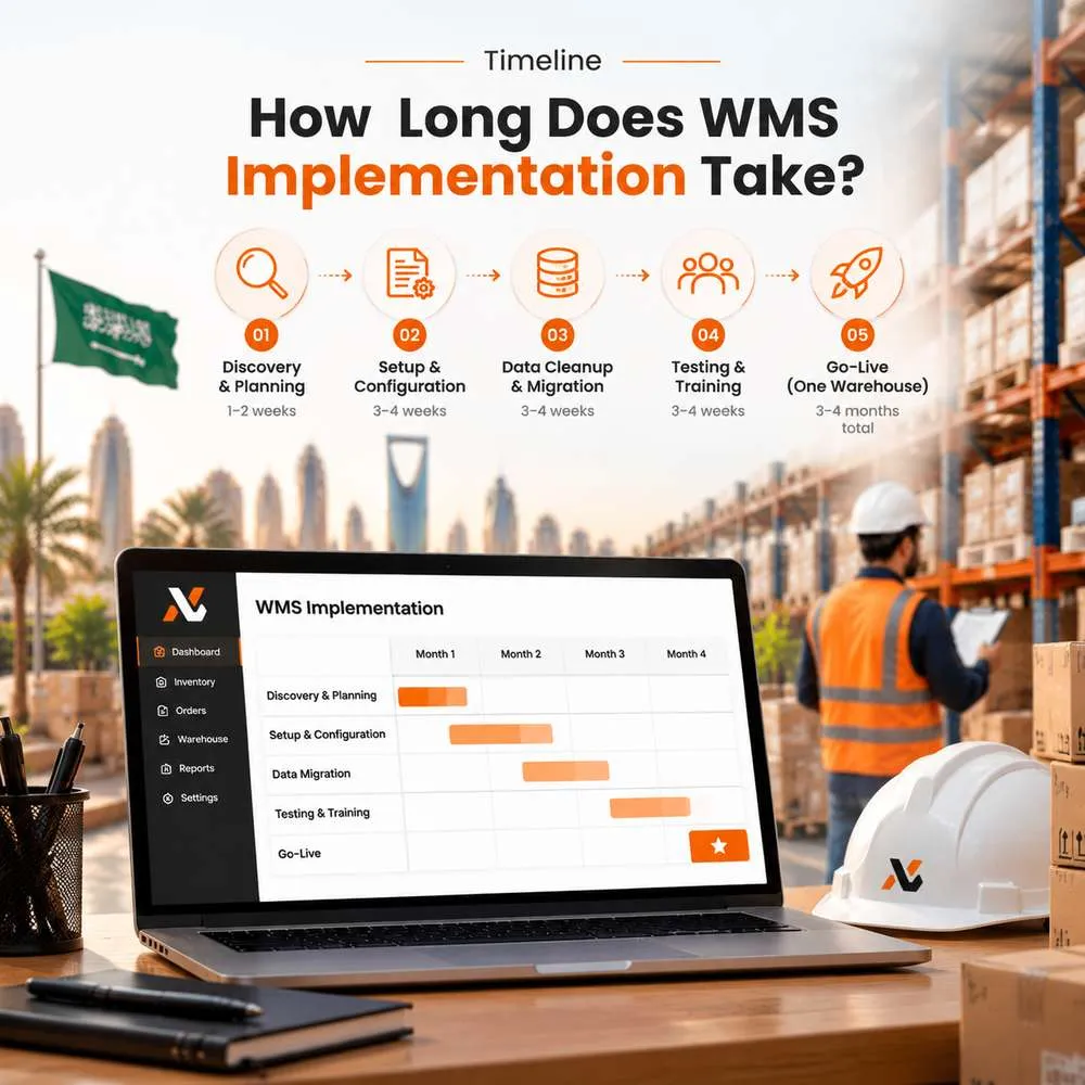 كم من الوقت يستغرق تنفيذ WMS؟