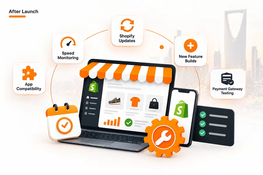 Shopify Maintenance Services in Riyadh