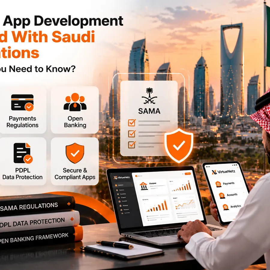 تطوير تطبيقات Fintech يتماشى مع اللوائح السعودية: ما الذي تحتاج إلى معرفته؟
