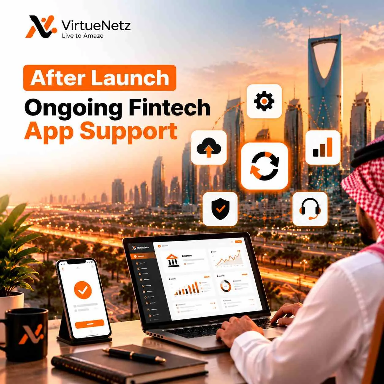ماذا يحدث بعد إطلاق تطبيق Fintech الخاص بك؟