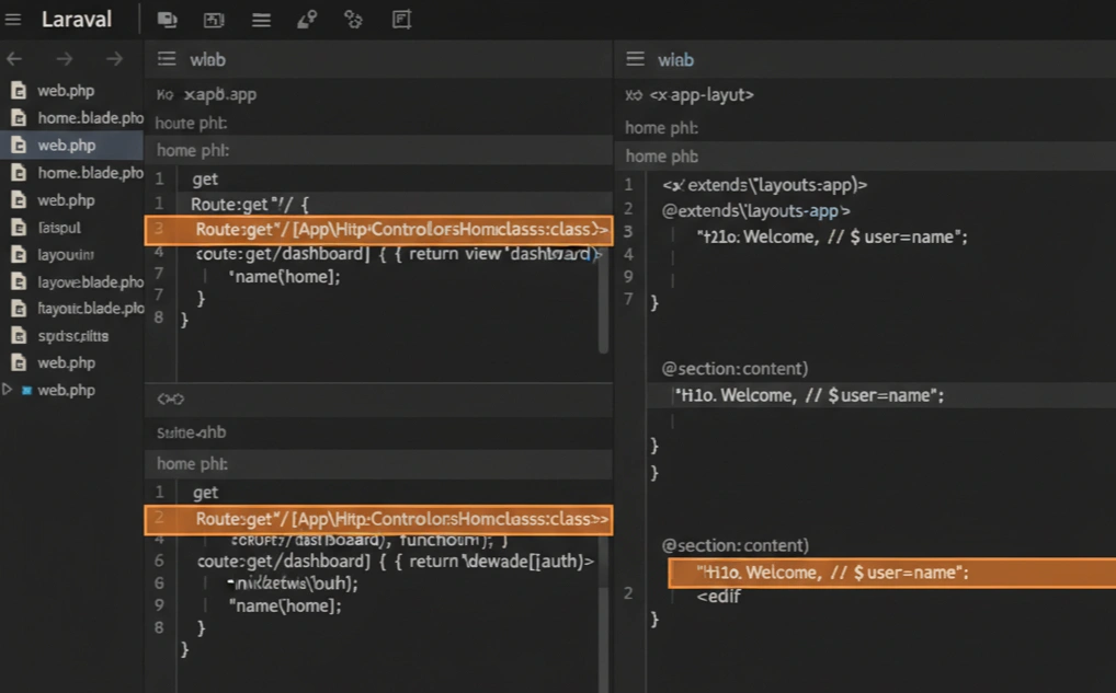 Laravel framework code structure overview
