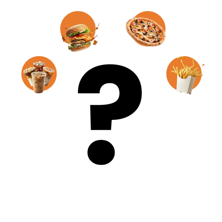 Customer using AI chatbot to order food online