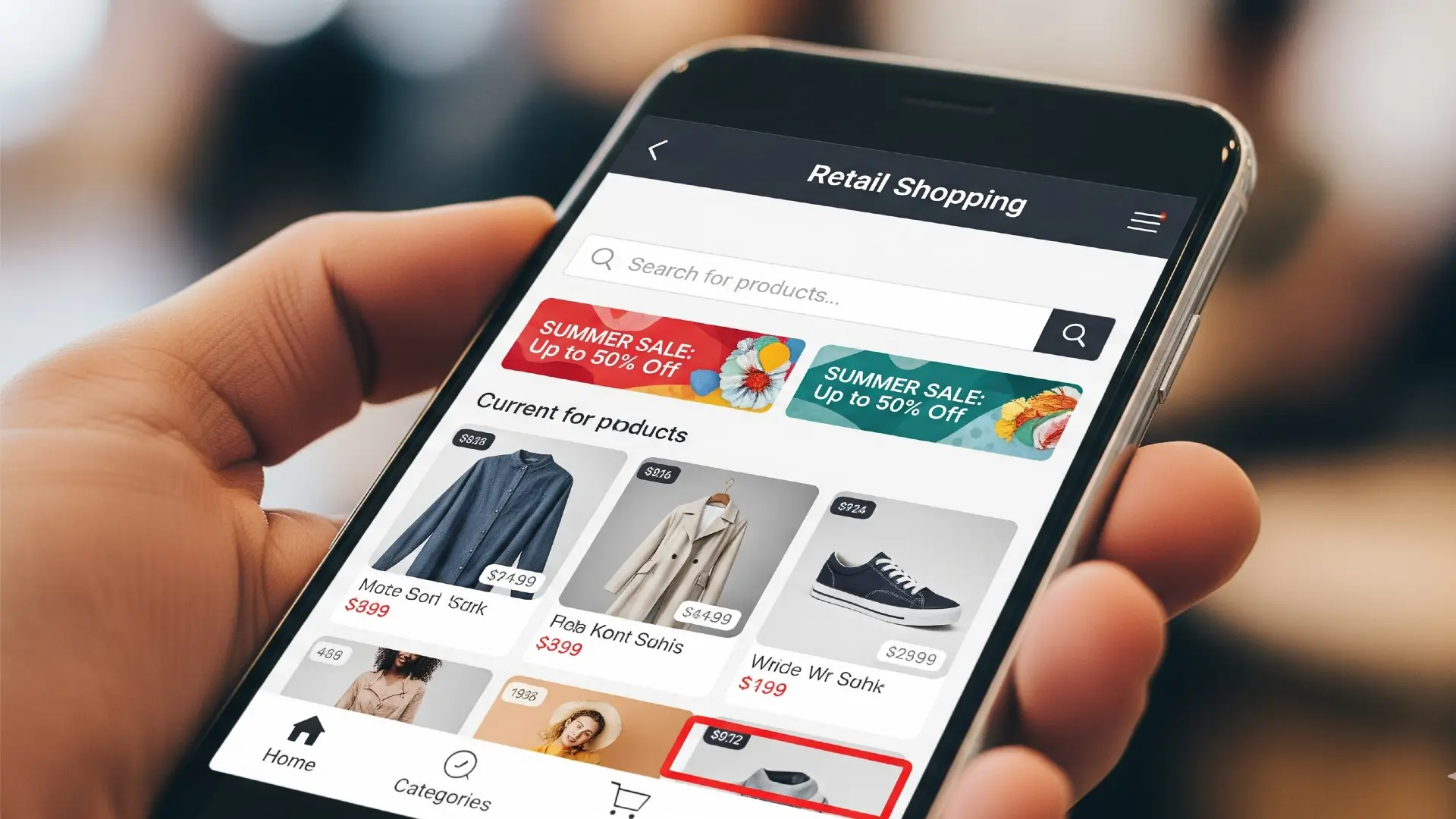 Retail shopping app case study