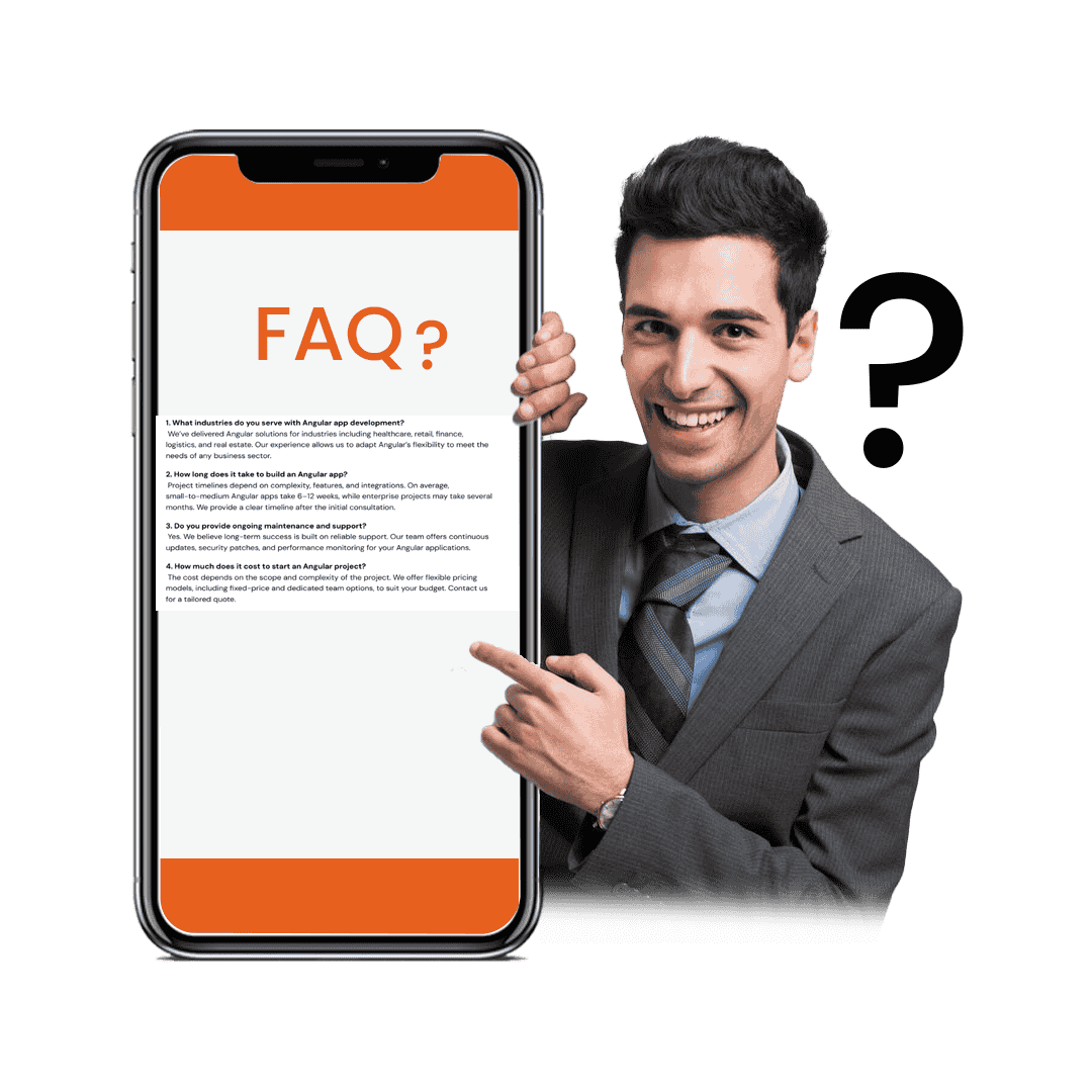 Some FAqs about our Angular app development services