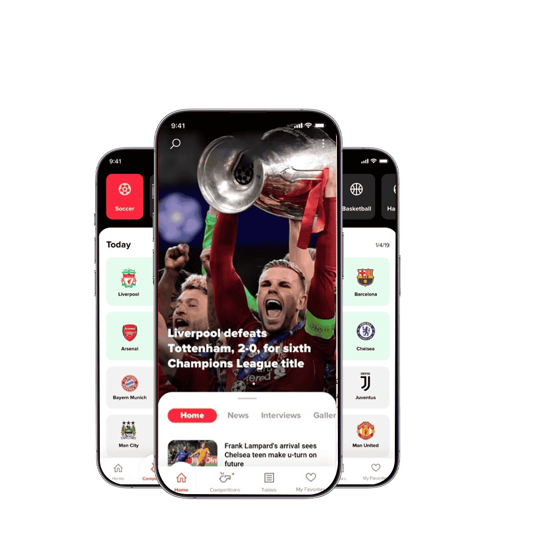 Top rated sports app development company