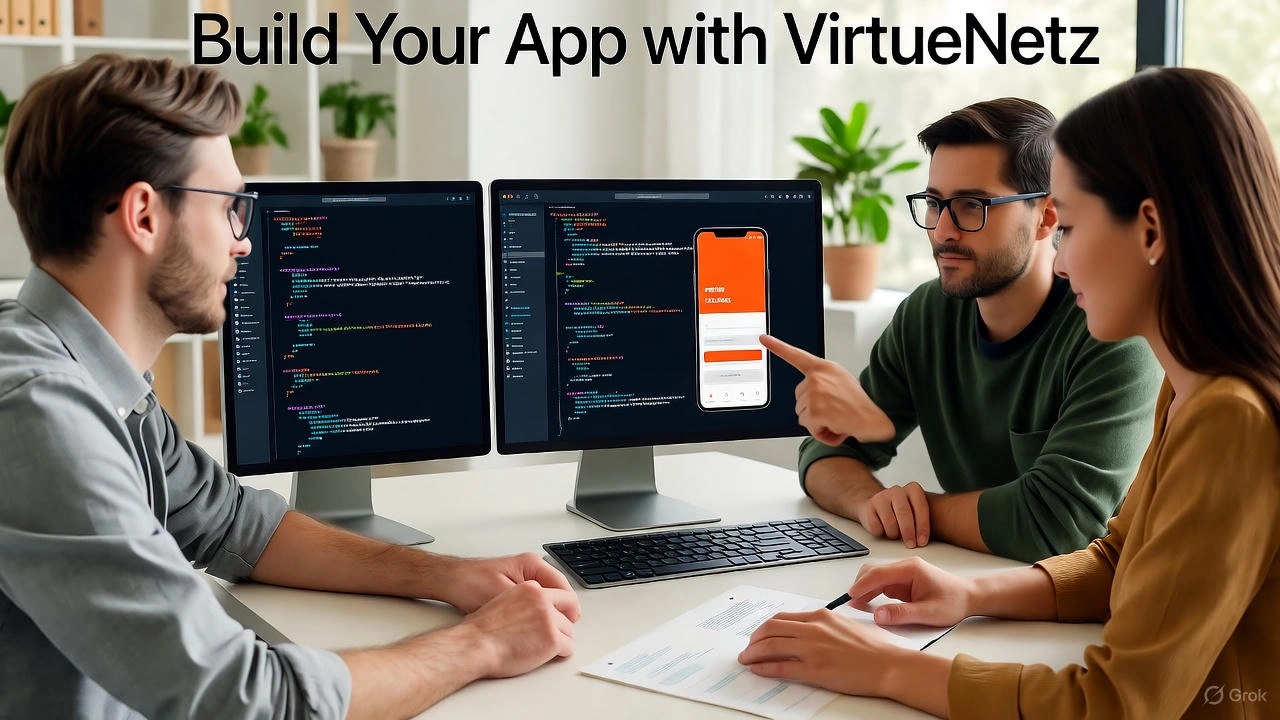 Mobile app development experts at VirtueNetz 