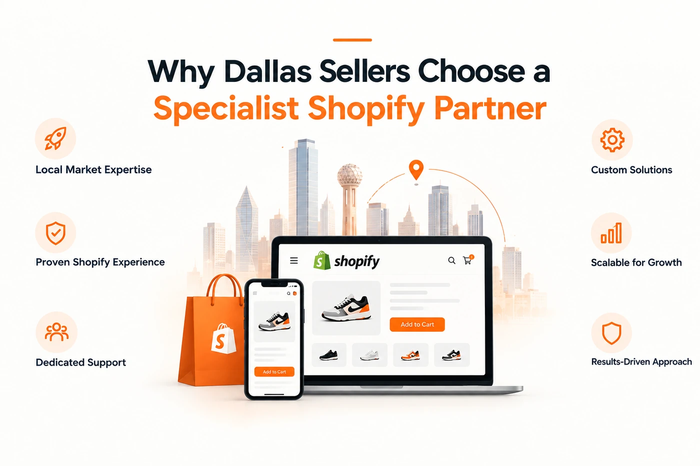 Why Dallas Sellers Choose a Specialist Shopify Partner